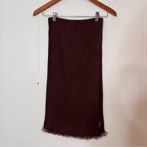 Brown Cashmere Scarf